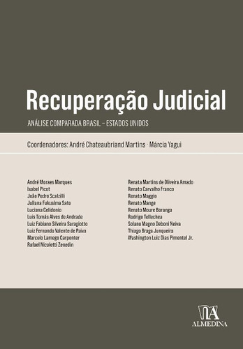 Recuperacao Judicial - 01ed/20, De Martins, Andre E Yagui, Marcia., Vol. Direito Empresarial. Editora Almedina, Capa Mole Em Português, 20