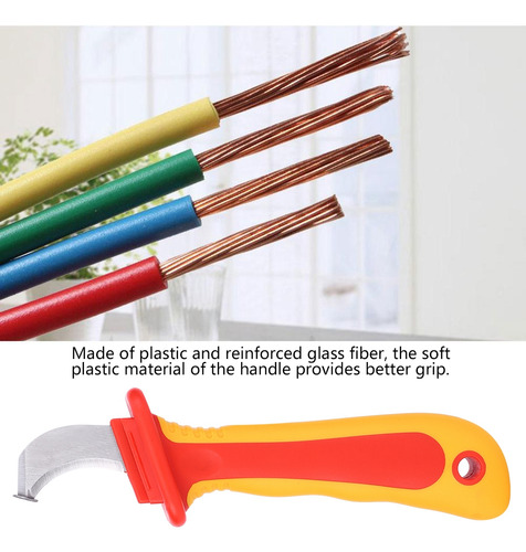 Cuchillo Aislante Para Herramientas De Electricista, Cable A