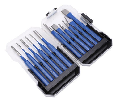 Cincel Cónico, 12 Piezas, Kit De Perforaciones Cilíndricas,