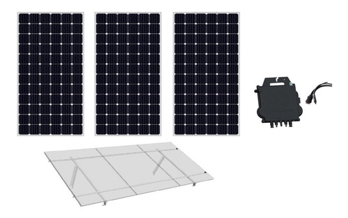Kit Solar Interconexión 1350wp 377 Kwh/bim: 3 Mod, Ds3d, Est
