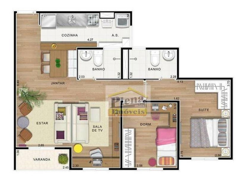 Imagem 23 de 30 de Apartamento Residencial À Venda, Jardim Dulce (nova Veneza), Sumaré. - Ap0554