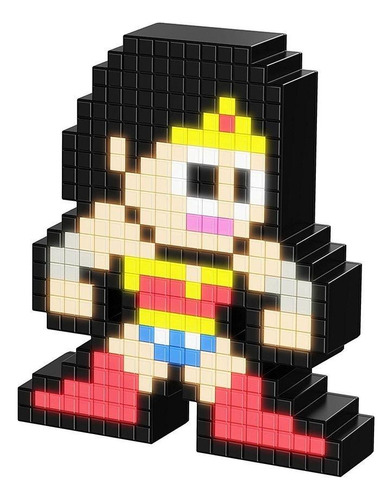 Luminária Pixel Pals Wonder Woman 028 Dc Comics Pdp