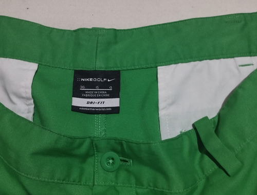 Bermuda Nike Talla 36 Color Verde (Usado)