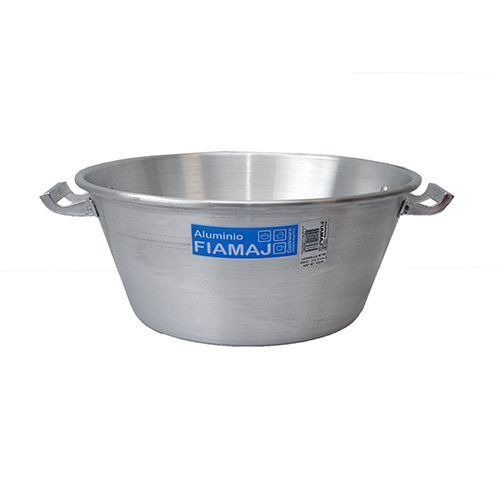 Lebrillo Aluminio 42 Cm Gastronomico Con Asas Bowl Fuenton