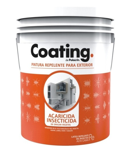 Coating De Polacrin Pintura Exterior Acaricida-insecticida