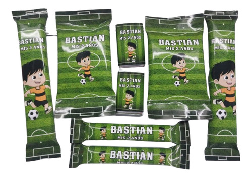 Golosinas Personalizadas Futbol Candy Bar 40 Golosinas