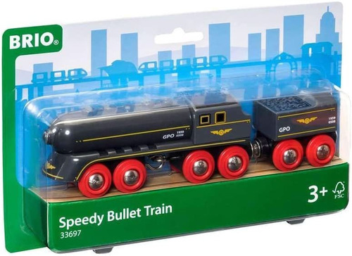 Juguete De Tren Brio World 33697 Speedy Bullet Train De 2 Pi