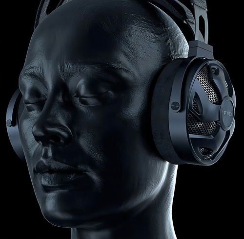 Audífonos Hi-res Profesionales Con Drivers Berilio Fiio Ft3 Color Negro