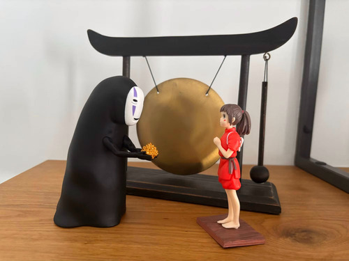 Kit Viagem De Chihiro E Kaonashi Action Figure Boneca Anime