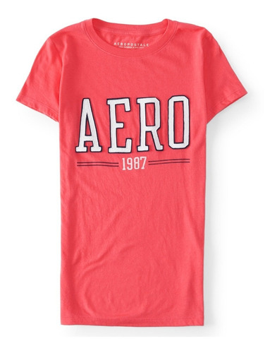 Camiseta Aeropostale Hollister Feminina Original Eua G Pink