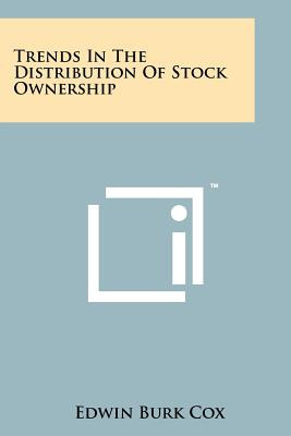 Libro Trends In The Distribution Of Stock Ownership - Cox...