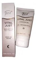 Comprar Crema Vital Just Redensificadora De Noche 25gr+gel Limpiador Todo Tipo De Piel
