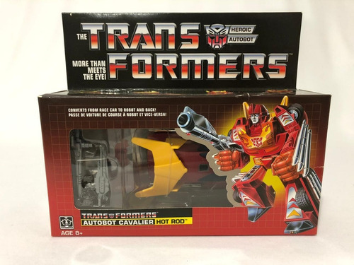 Transformers Autobot Hot Rod Hasbro Reedição Exclusivo