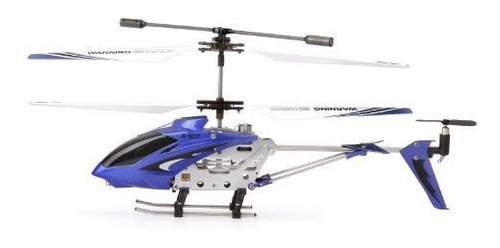 Helicóptero 3ch Syma S107 Chasis En Metal Con Gyro Shobbies Color Azul