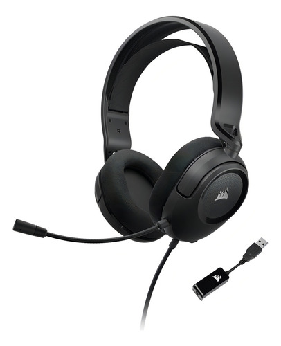 Fone de ouvido Corsair Hs35 Surround V2 7.1 Carbon CA-9011386-NA cor preto