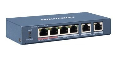 Switch Poe+ 3 Puertos 100 Mbps 802.3 Af 2 Puertos Uplink 6pt