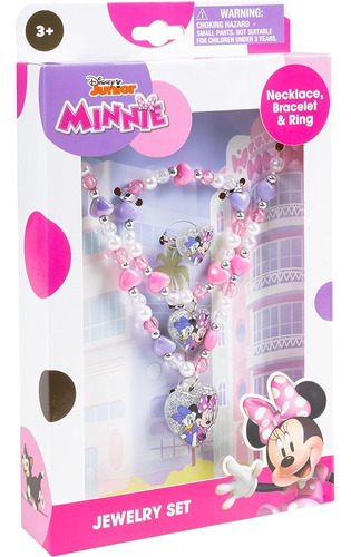 Luv Her Minnie Mouse Girls Jewelry Set 3 Piece Princess Toys