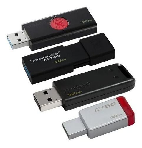 Pendrive Kingston 32gb Usb 2.0 3.0 3.1 Pc Notebook Audio Y+