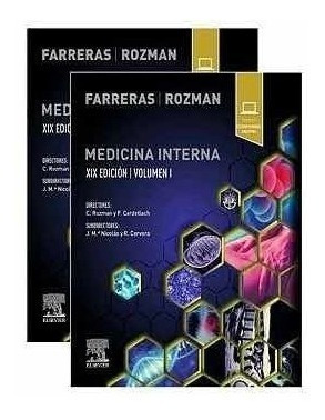 Farreras Rozman Medicina Interna, 2 Vols. Ed 19