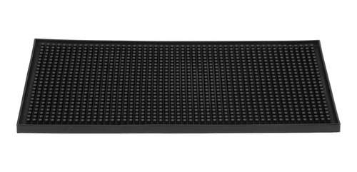 Alfombrilla Impermeable Para Bar, 1 Pieza, Color Negro Suave