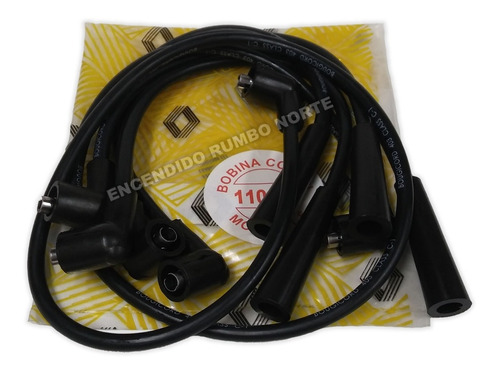 Cables De Bujias Renault 9 - 19 - Clio 1.6 Para Bobina Comun