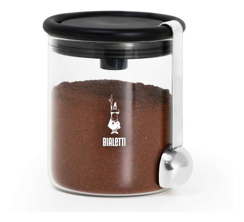 Imagem 2 de 3 de Kit Pote Vidro Barattolo+brinde Café Napoli Para Coador 250g