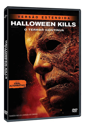 Dvd Halloween Kills Edição Estendida Lacrado 105 Minutos
