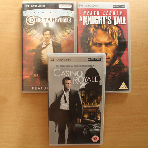 3 Peliculas Psp Umd Video Constantine 007 Knights Tale