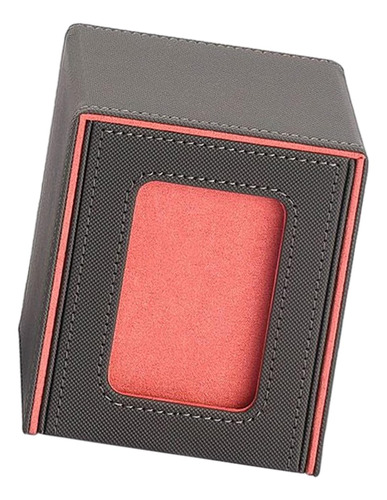 Caja Protectora Para Almacenamiento De Tarjetas De Pu, Rosa