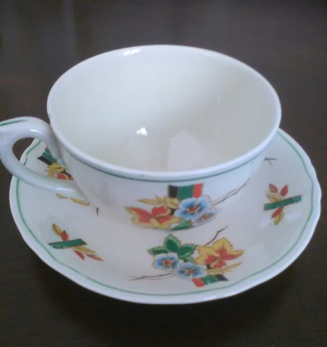 3 Tazas Y Platos De Té Creampetal Grindley England