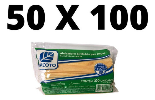 Palillos de madera para bajar la lengua, 5000 unidades