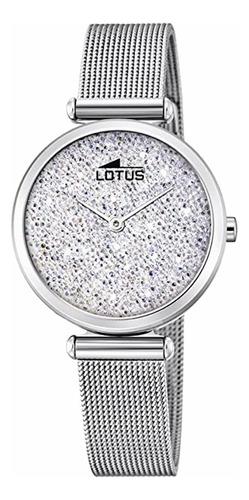Reloj Lotus Bliss Swarovski 18564/1 Original Agente Oficial Color De La Malla Plateado Color Del Bisel Plateado Color Del Fondo Blanco