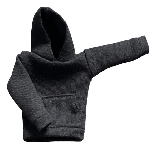 Sudadera Con Capucha De Tela En Miniatura A Escala 1/12 Para