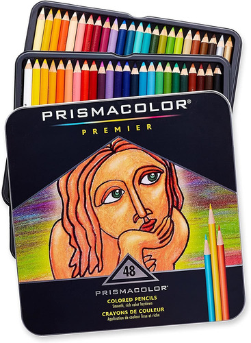 Imagen 2 de 10 de 48 Lapices De Colores Prismacolor + Libro De Colorear