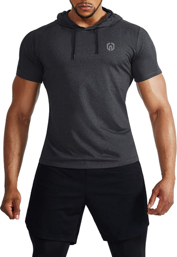 Camisa Deportiva Dry Fit Performance Con Capucha Para Hombre