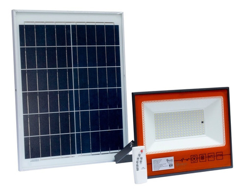 Reflector Led 150w Solar Con Panel Solar Bateria Luz Blanca