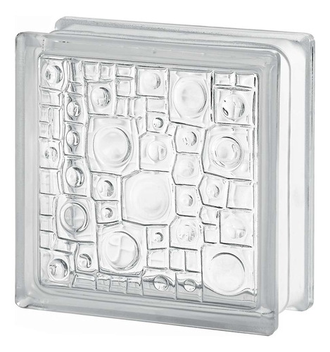 Ladrillo De Vidrio 19 X 19 Clear Sponge  Por Unidad 