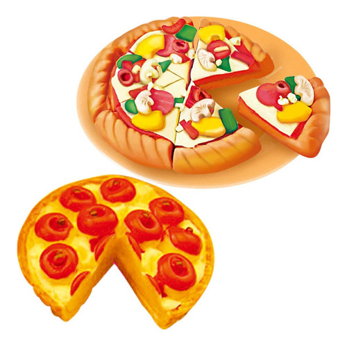 Juego De Masas Color Clay Set De Pizzas