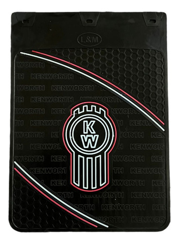 Lodera Frontal Kenworth Negro 14x20 Pulgadas Semiflexible