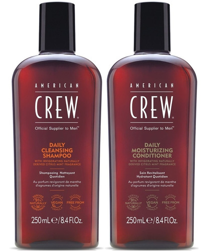 Pack Daily Shampoo + Daily Conditioner American Crew Men