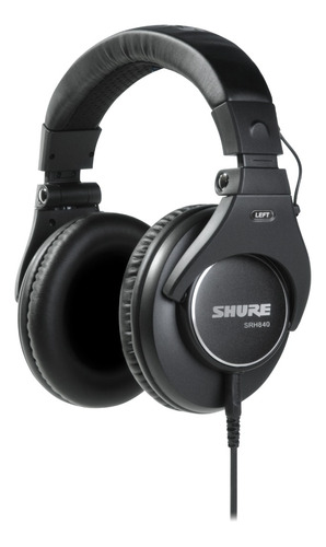 Audifonos Profesionales Para Monitoreo Srh840a Shure Color Negro