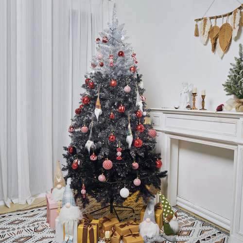 Árvore De Natal Artificial Senjie Black Gradient Spruce 6 Pé