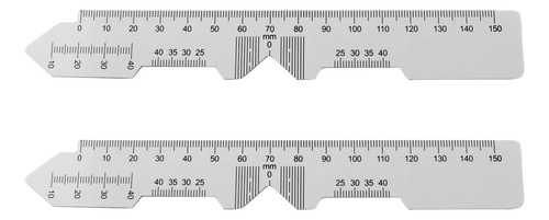 Gafas Pupil Distancia Regla 2pcs Ojo Oftálmico 15 Cm
