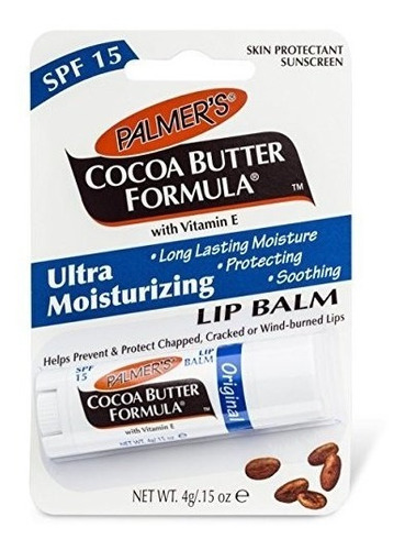 La Manteca De Cacao Bálsamo Labial Fórmula Palmer (3 Pack)