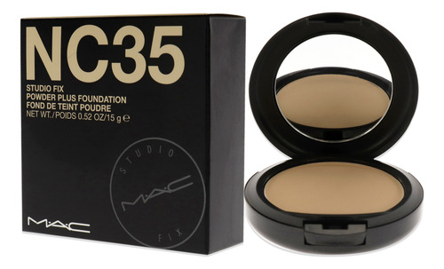 Base De Maquillaje Powder Plus Mac Studio Fix Nc35, 15 G