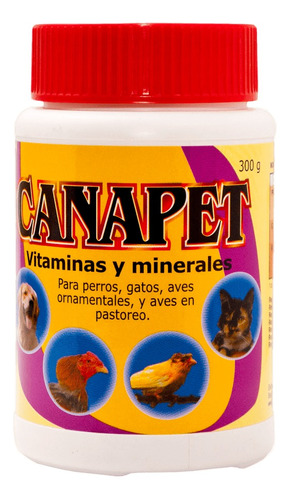 Vitaminas Y Minerales Mascotas Canapet X300g