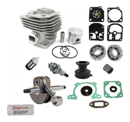 Kit Cilindro Motor Reparo Roçadeira Stihl Fs160 Fs 160