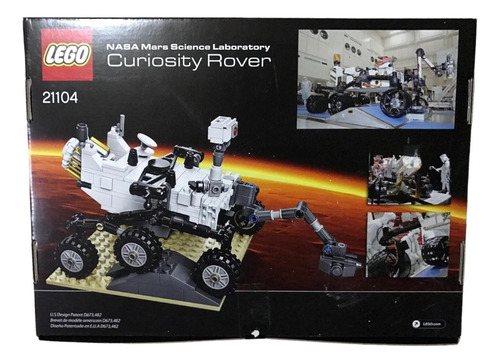 Lego Nasa Mars Science Laboratory Curiosity Rover 21104 Cantidad De Piezas 295