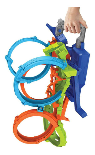Hotwheels Pista Vueltas Choques Desafiantes Color Multicolor