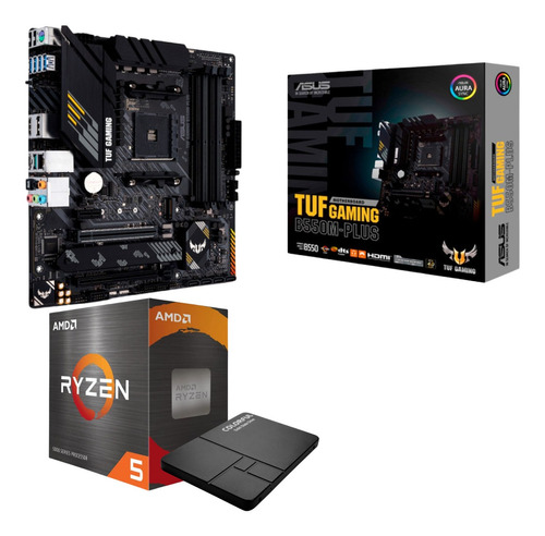 Kit Placa Mãe Asus Tuf B550m Plus Ryzen 5 4600g Vega 7 250gb